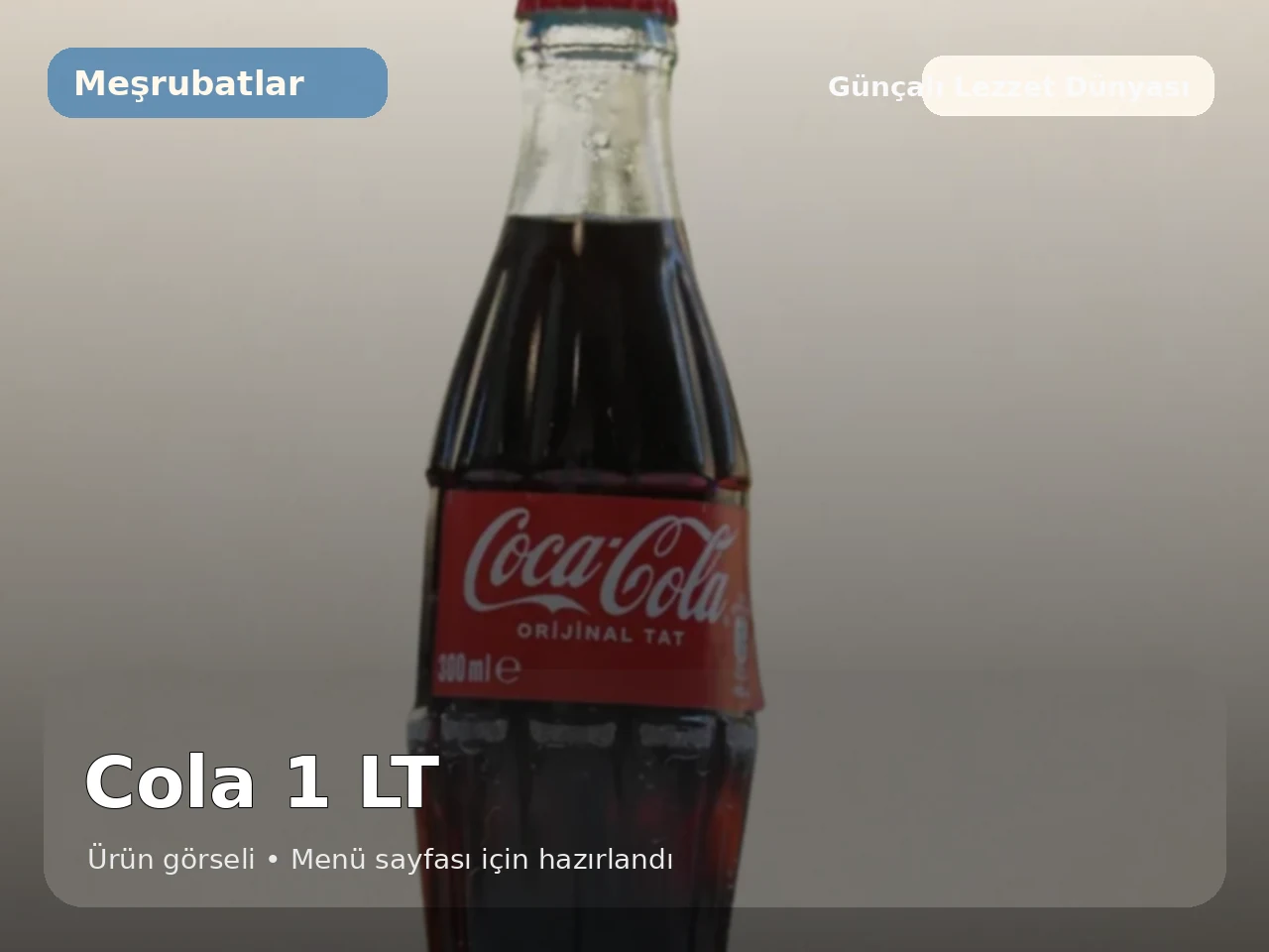 Cola 1 LT ürün görseli