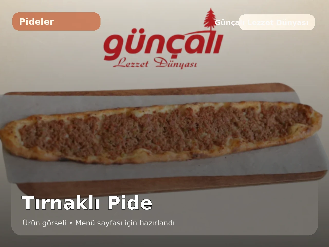 Tırnaklı Pide ürün görseli